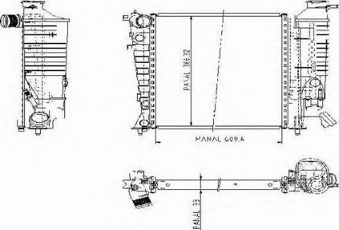 Ordonez 1020841809 - Radiators, Motora dzesēšanas sistēma ps1.lv