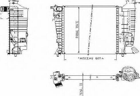 Ordonez 1020843809 - Radiators, Motora dzesēšanas sistēma ps1.lv