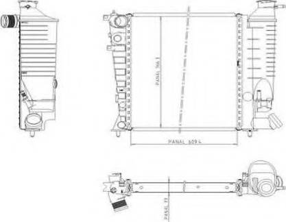 Ordonez 1020842809 - Radiators, Motora dzesēšanas sistēma ps1.lv