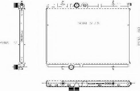 Ordonez 1020808815 - Radiators, Motora dzesēšanas sistēma ps1.lv