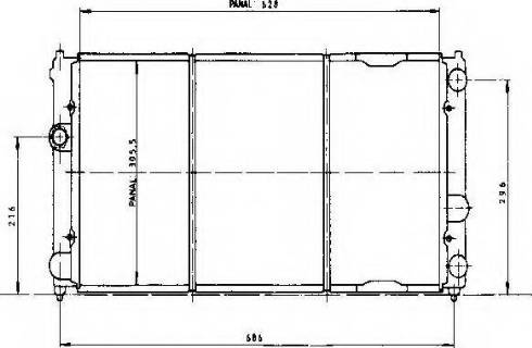 Ordonez 1020397808 - Radiators, Motora dzesēšanas sistēma ps1.lv