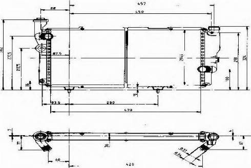 Ordonez 1020291808 - Radiators, Motora dzesēšanas sistēma ps1.lv