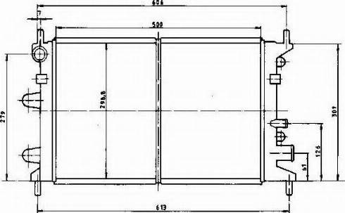 Ordonez 1020213808 - Radiators, Motora dzesēšanas sistēma ps1.lv