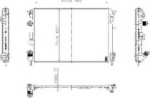 Ordonez 1020790803 - Radiators, Motora dzesēšanas sistēma ps1.lv