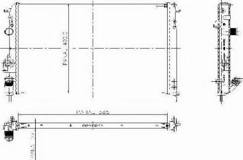 Ordonez 1020751806 - Radiators, Motora dzesēšanas sistēma ps1.lv