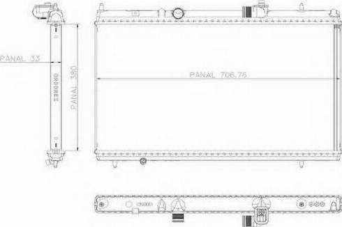 Ordonez 1020700810 - Radiators, Motora dzesēšanas sistēma ps1.lv