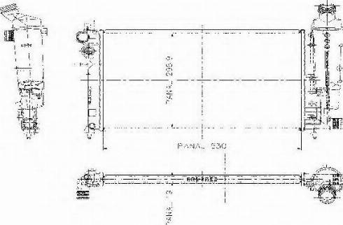 Ordonez 1020730808 - Radiators, Motora dzesēšanas sistēma ps1.lv