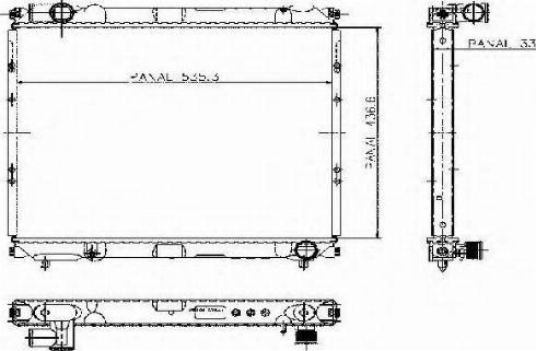 Ordonez 1020729803 - Radiators, Motora dzesēšanas sistēma ps1.lv