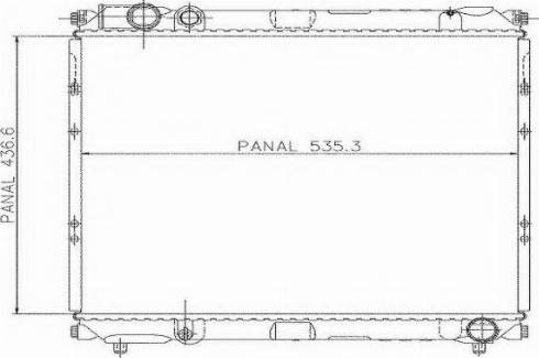 Ordonez 1020728803 - Radiators, Motora dzesēšanas sistēma ps1.lv