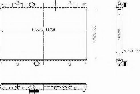 Ordonez 1020773815 - Radiators, Motora dzesēšanas sistēma ps1.lv