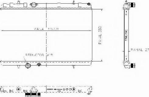 Ordonez 1020772815 - Radiators, Motora dzesēšanas sistēma ps1.lv