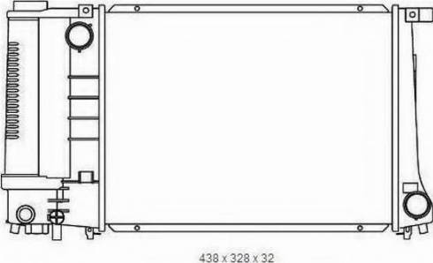 Ordonez 2065008 - Radiators, Motora dzesēšanas sistēma ps1.lv