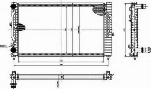 Ordonez 2066016 - Radiators, Motora dzesēšanas sistēma ps1.lv