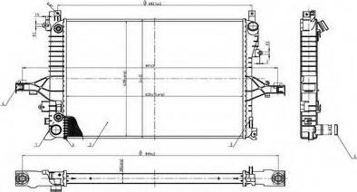 Ordonez 2066013 - Radiators, Motora dzesēšanas sistēma ps1.lv