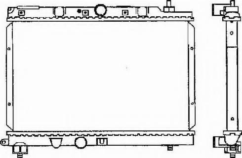 Ordonez 2060171 - Radiators, Motora dzesēšanas sistēma ps1.lv