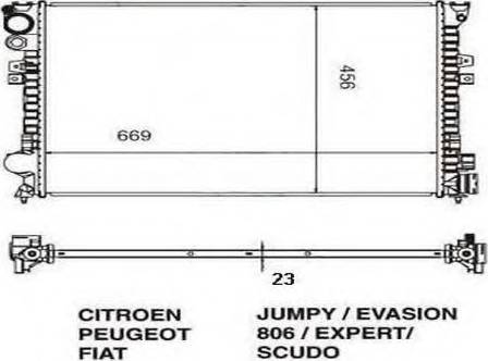 Ordonez 2060341 - Radiators, Motora dzesēšanas sistēma ps1.lv