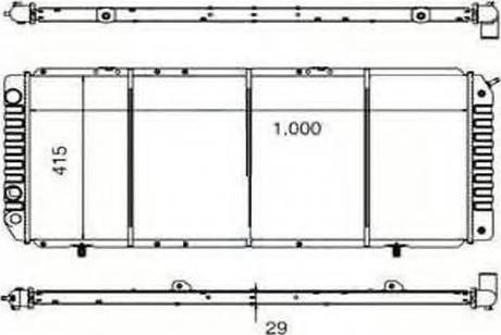 Ordonez 2060262 - Radiators, Motora dzesēšanas sistēma ps1.lv