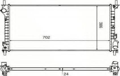 Ordonez 2060283 - Radiators, Motora dzesēšanas sistēma ps1.lv