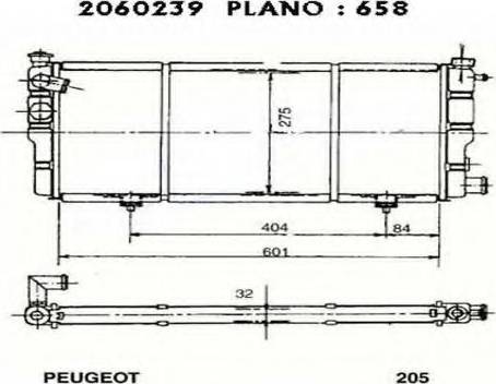 Ordonez 2060239 - Radiators, Motora dzesēšanas sistēma ps1.lv