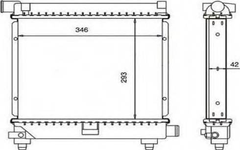 Ordonez 2060234 - Radiators, Motora dzesēšanas sistēma ps1.lv