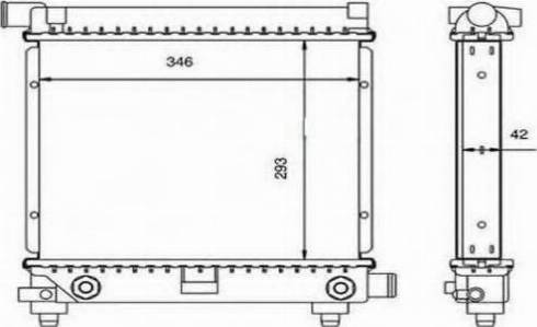 Ordonez 2060235 - Radiators, Motora dzesēšanas sistēma ps1.lv