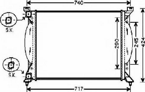 Ordonez 2061063 - Radiators, Motora dzesēšanas sistēma ps1.lv