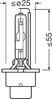 Osram 66440XNN - Kvēlspuldze, Tālās gaismas lukturis ps1.lv