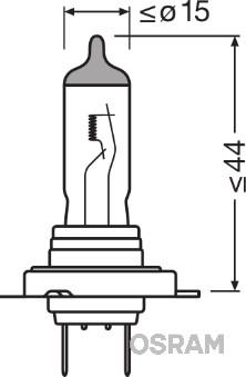 Osram 64215-01B - Kvēlspuldze, Tālās gaismas lukturis ps1.lv