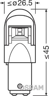 Osram 1557CW-02B - Kvēlspuldze ps1.lv