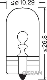 Osram 2827-02B - Kvēlspuldze, Pagriezienu signāla lukturis ps1.lv