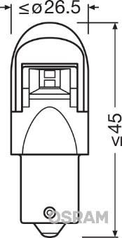 Osram 7556YE-02B - Kvēlspuldze ps1.lv