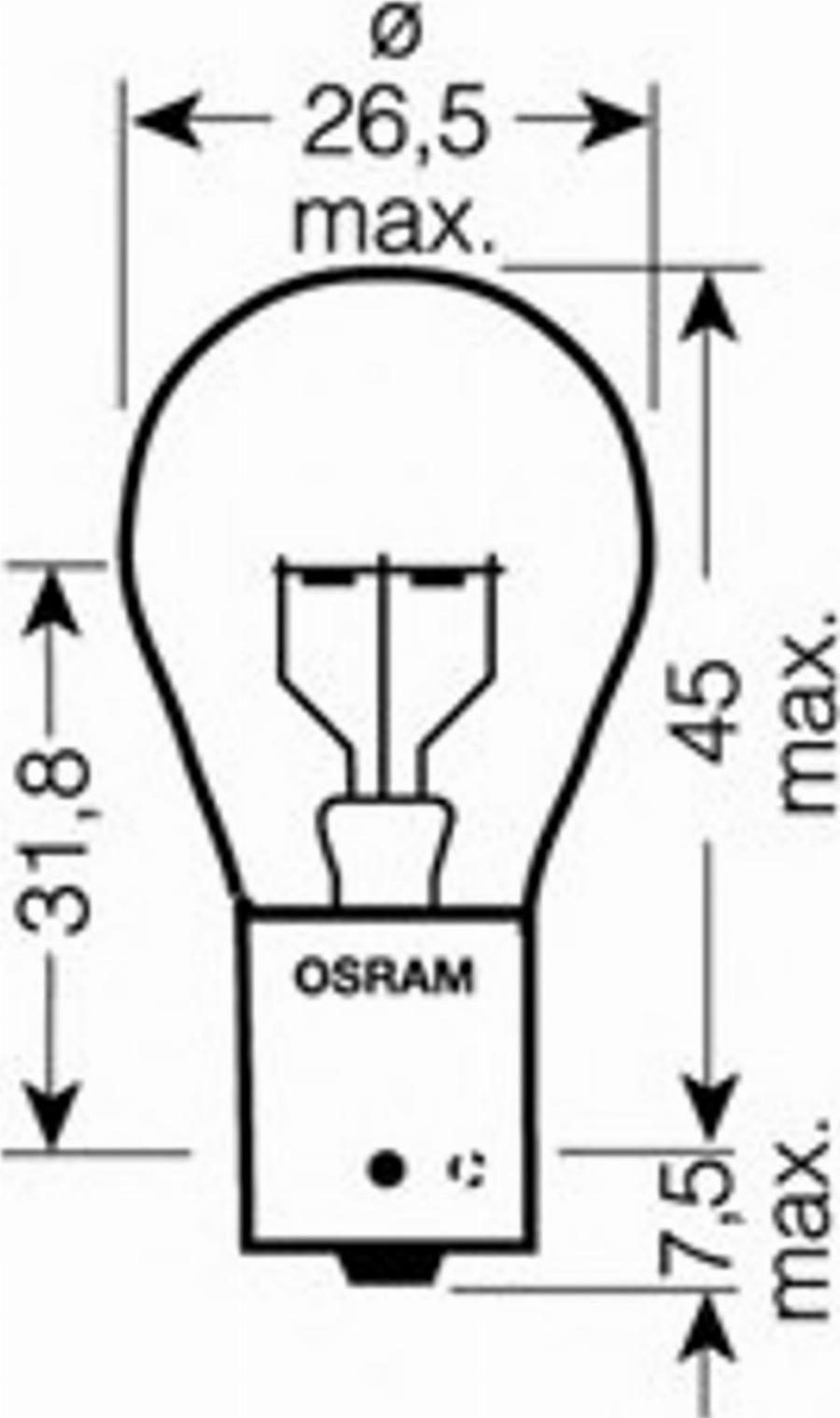 Osram 7511LTS-02B - Kvēlspuldze, Dienas gaismas lukturis ps1.lv