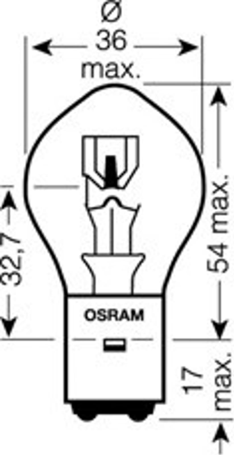 Osram 7327 - Kvēlspuldze, Tālās gaismas lukturis ps1.lv