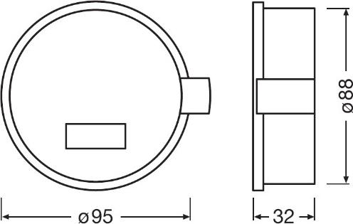 Osram LEDCAP03 - Vāks, Pamatlukturis ps1.lv