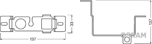 Osram LEDFOG101-NIS-M - Kronšteins, Miglas lukturis ps1.lv