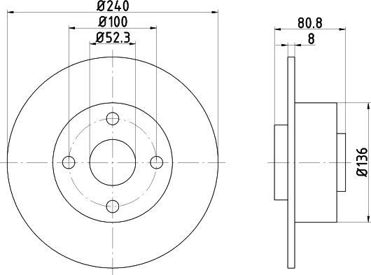 Pagid 54193 - Bremžu diski ps1.lv