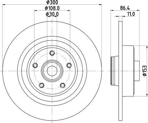 DJ Parts BD1795 - Bremžu diski ps1.lv