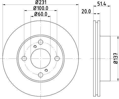 Pagid 55041 - Bremžu diski ps1.lv