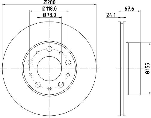 Pagid 55751 - Bremžu diski ps1.lv