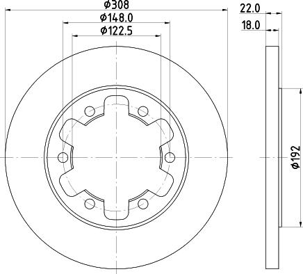 Pagid 55758 - Bremžu diski ps1.lv