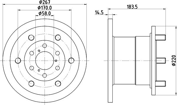 Pagid 50919 - Bremžu diski ps1.lv