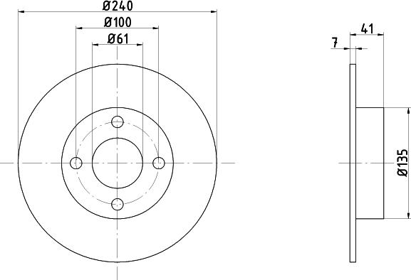 Pagid 50253 - Bremžu diski ps1.lv