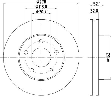 Pagid 50233 - Bremžu diski ps1.lv