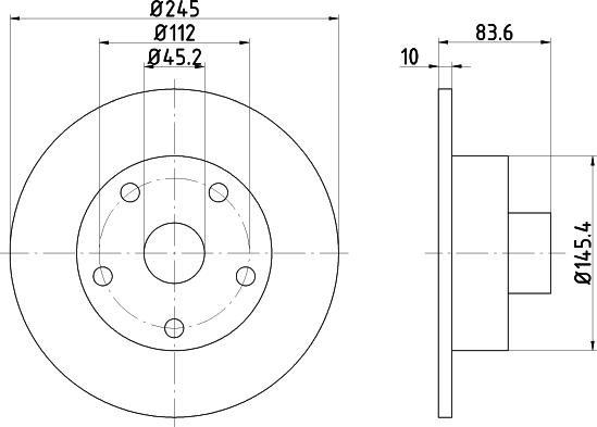 Pagid 53944 - Bremžu diski ps1.lv