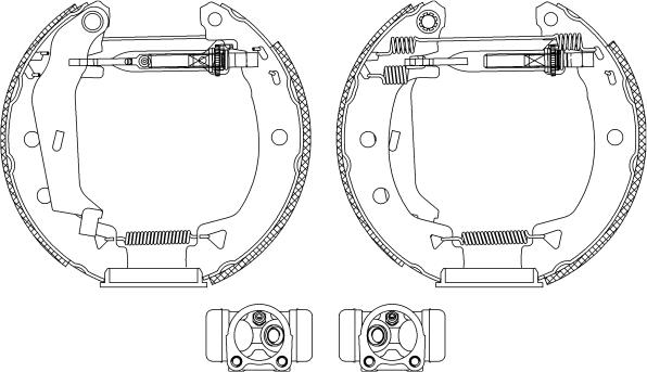 Pagid R1305 - Bremžu loku komplekts ps1.lv