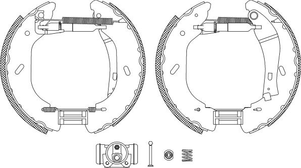 Pagid R1297 - Bremžu loku komplekts ps1.lv