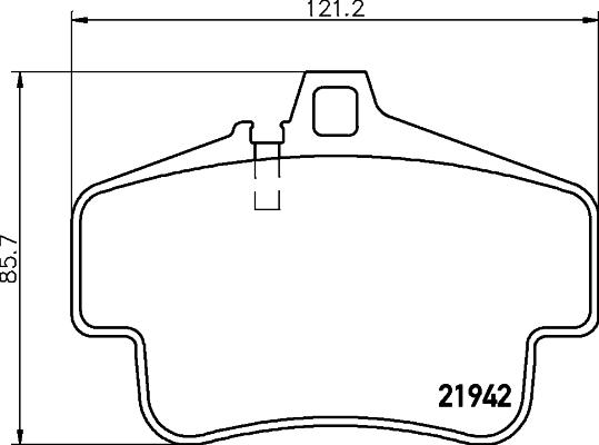 Pagid T5123 - Bremžu uzliku kompl., Disku bremzes ps1.lv