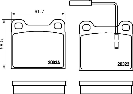 Pagid T1060 - Bremžu uzliku kompl., Disku bremzes ps1.lv