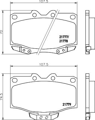 OEMparts V9118A002 - Bremžu uzliku kompl., Disku bremzes ps1.lv