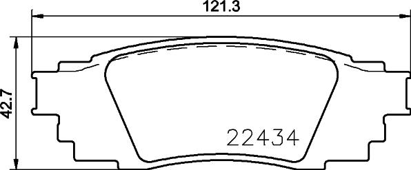 Pagid T2561 - Bremžu uzliku kompl., Disku bremzes ps1.lv